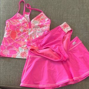NEW Pink Floral Swim Set
